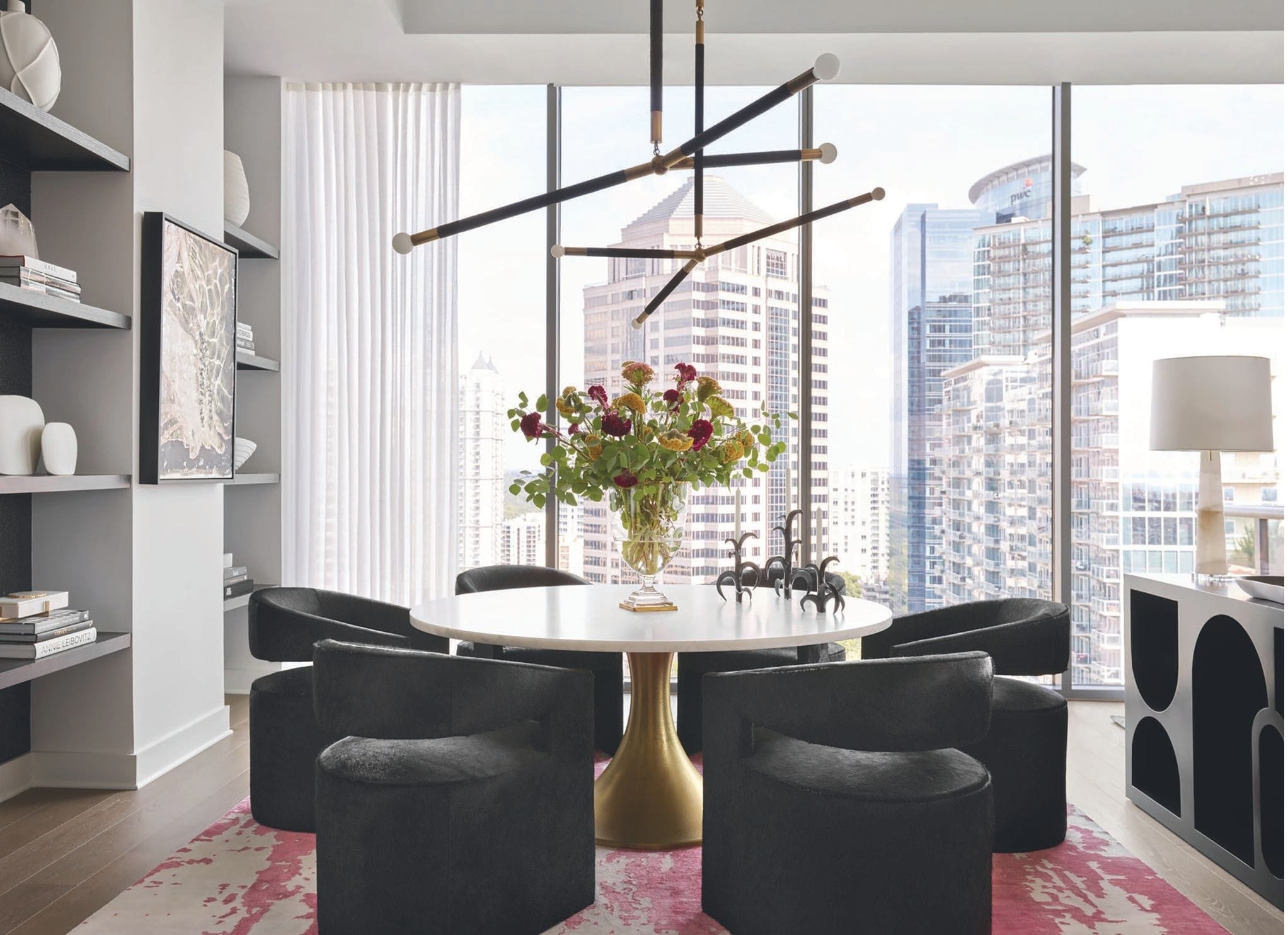 Luxurious Midtown Atlanta Penthouse Design for Families