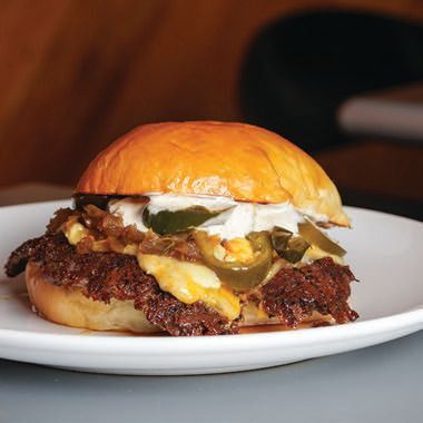 cornichons and dijonnaise take a.kitchen’s burger to the next level COURTESY OF HIGH STREET HOSPITALITY GROUP