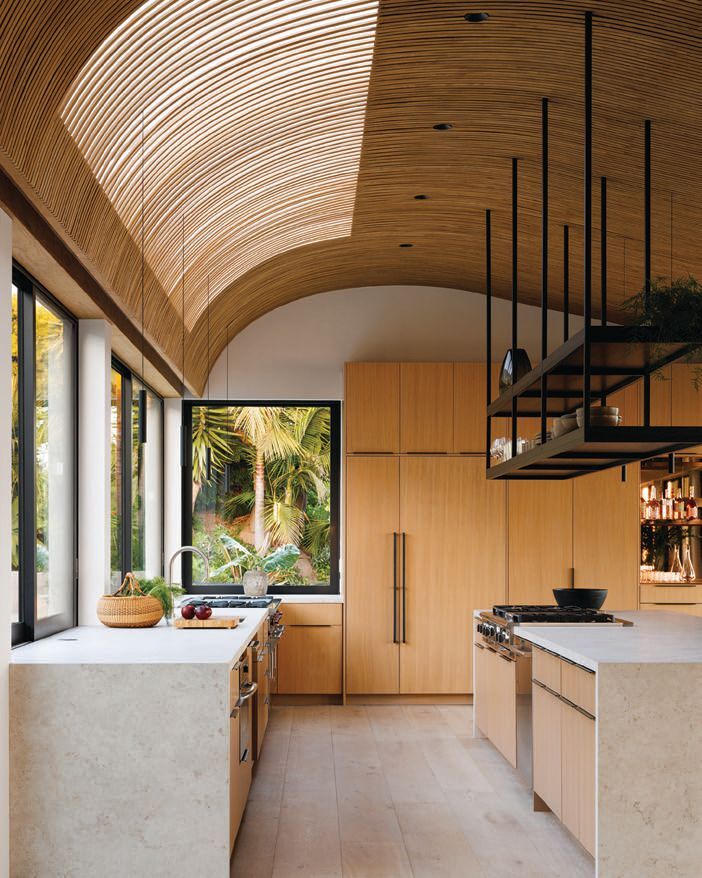 The massive kitchen features two stoves. PHOTOGRAPHED BY VIRTUALLY HERE STUDIOS