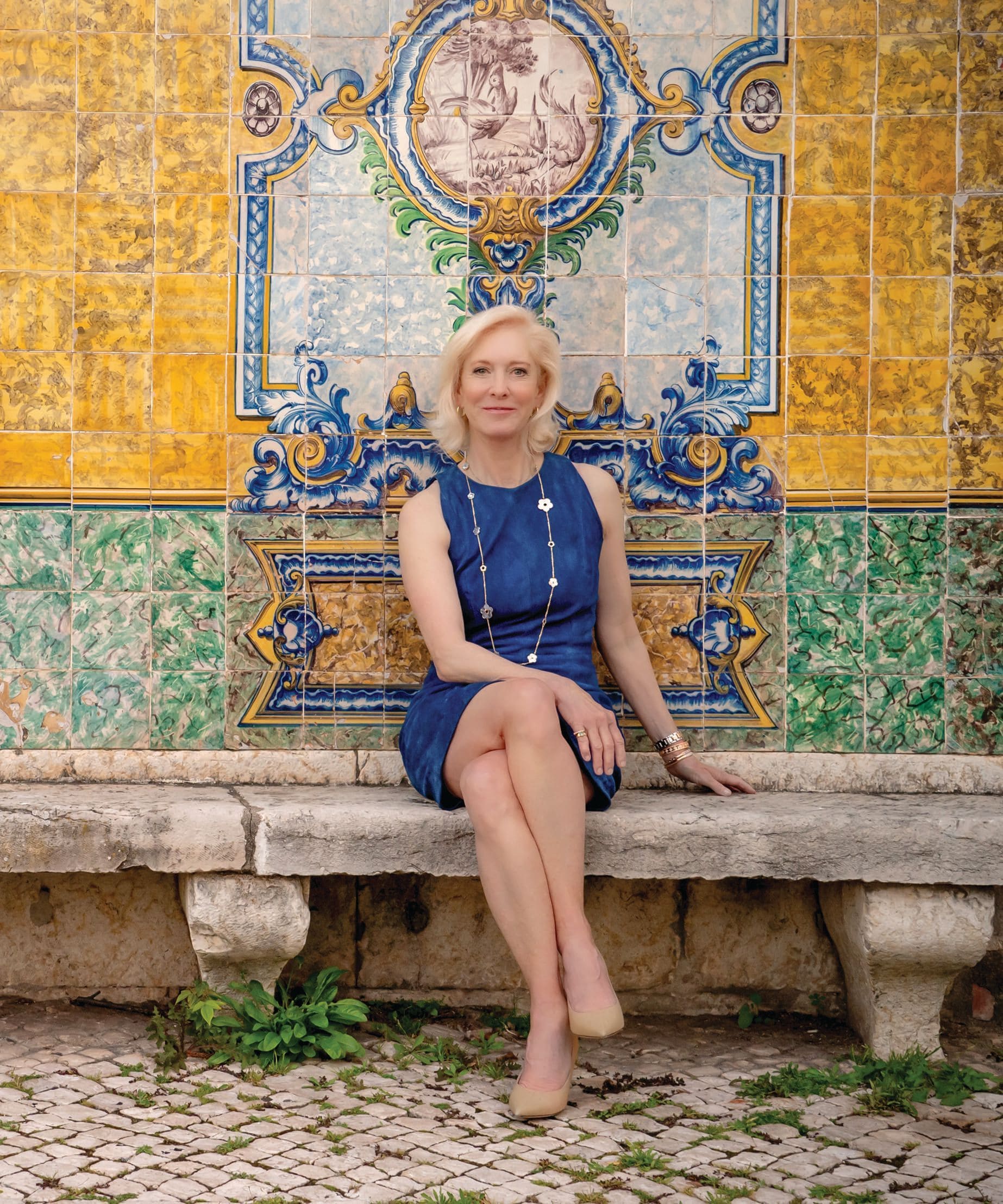 Schmidt in Lisbon, Portugal, where she spoke at the Economist World Ocean Summit PHOTO BY BEN GIBBS