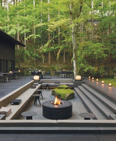 The Living Pavilion at Aman Kyoto, Japan KOCH PHOTO BY PATRICK HEAGNEY, SHOT ON LOCATION AT UMI AND M BY TASUKU MURAKAMI