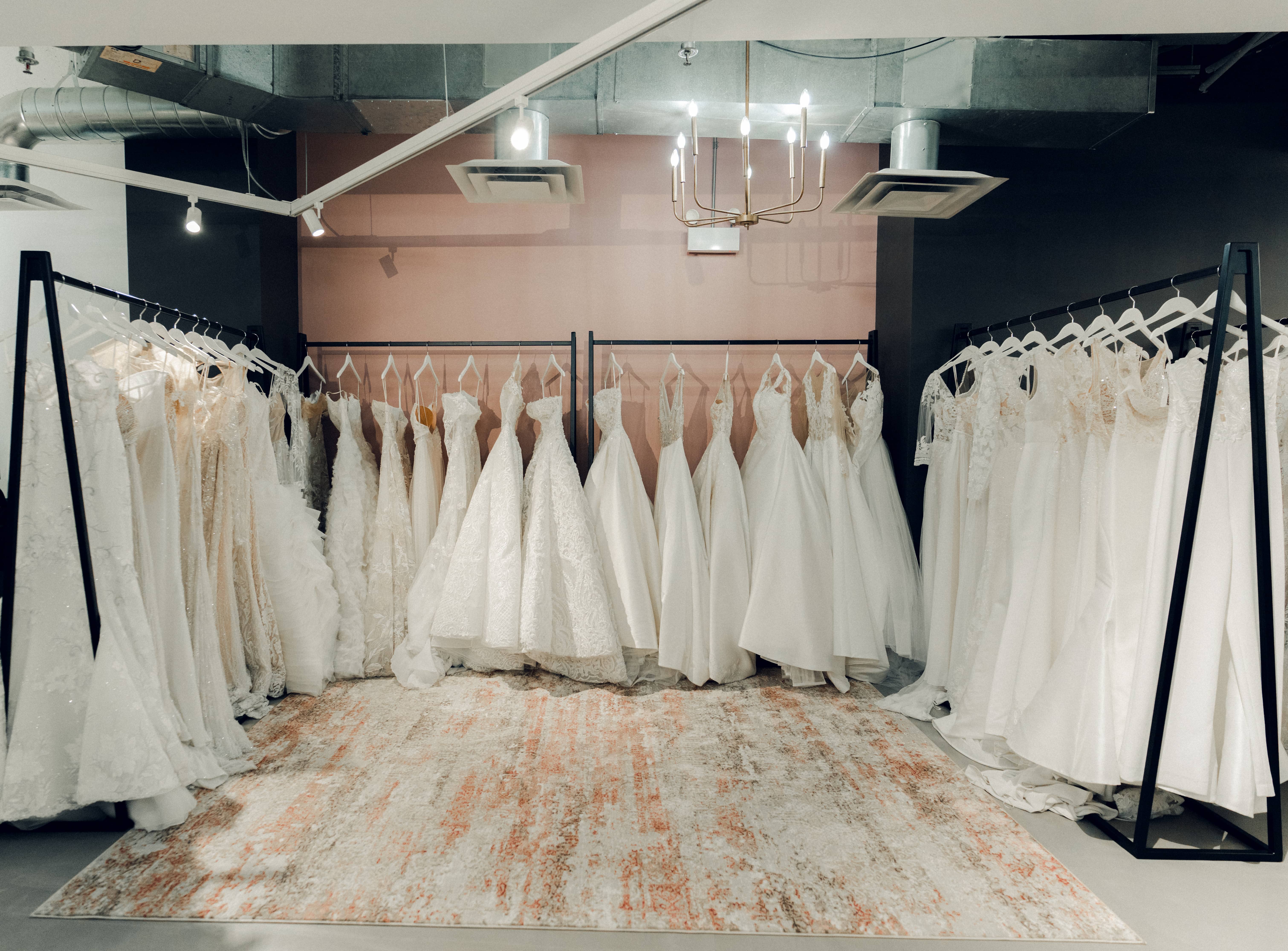 sachin and babi light blue dress Grace + Ivory Wedding Dresses