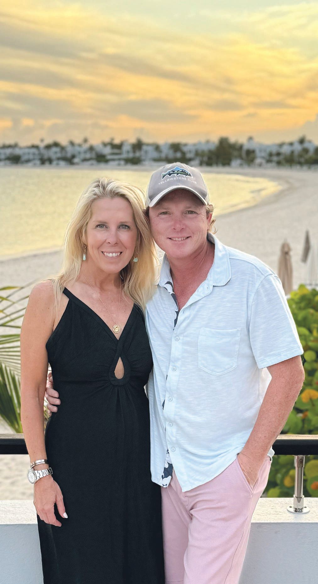 Founder of Ansley Real Estate Bonneau Ansley with his wife Jen PHOTO COURTESY OF ANSLEY REAL ESTATE CHRISTIE’S INTERNATIONAL