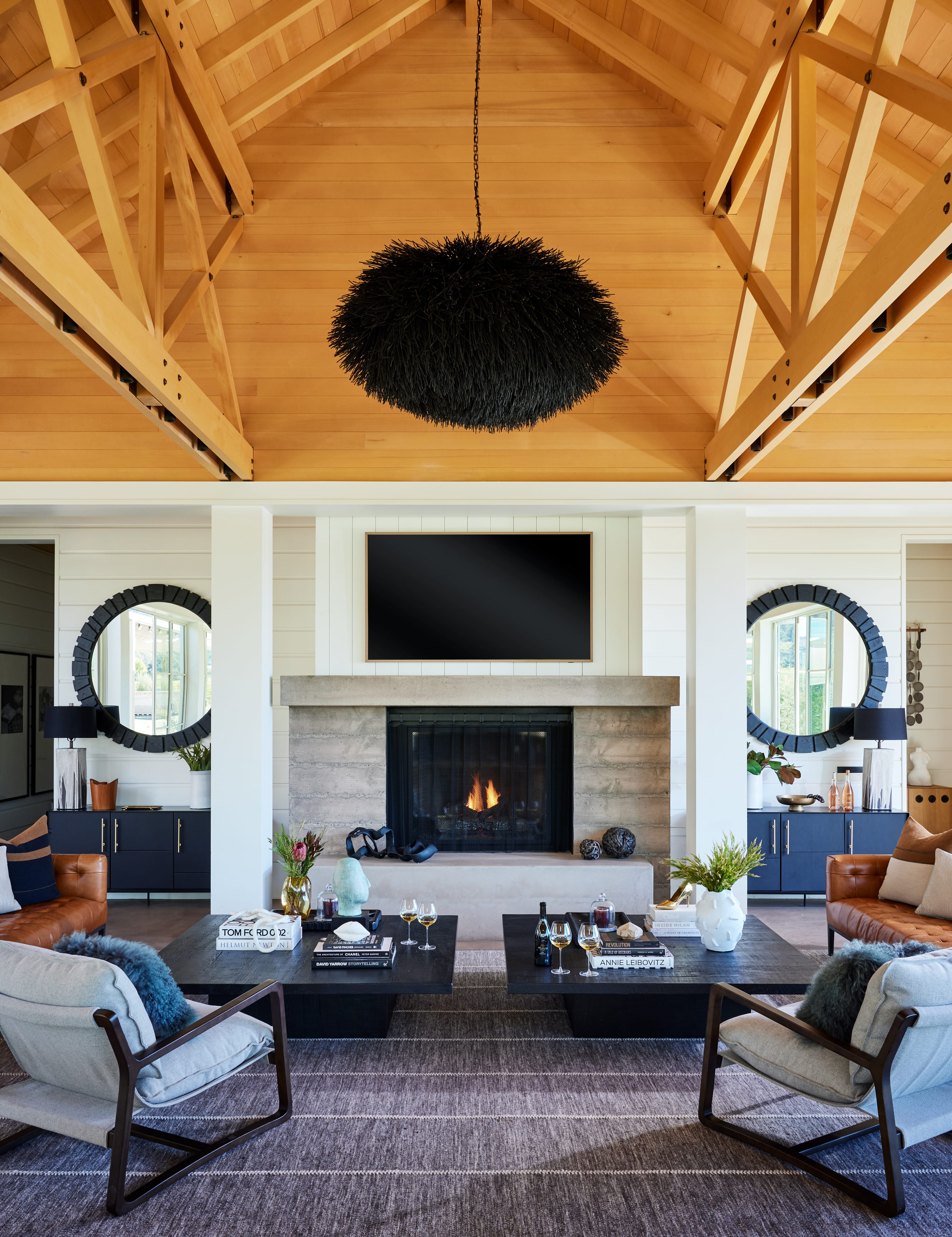 Miller House: A Serene Tasting Room at Frank Family Vineyards