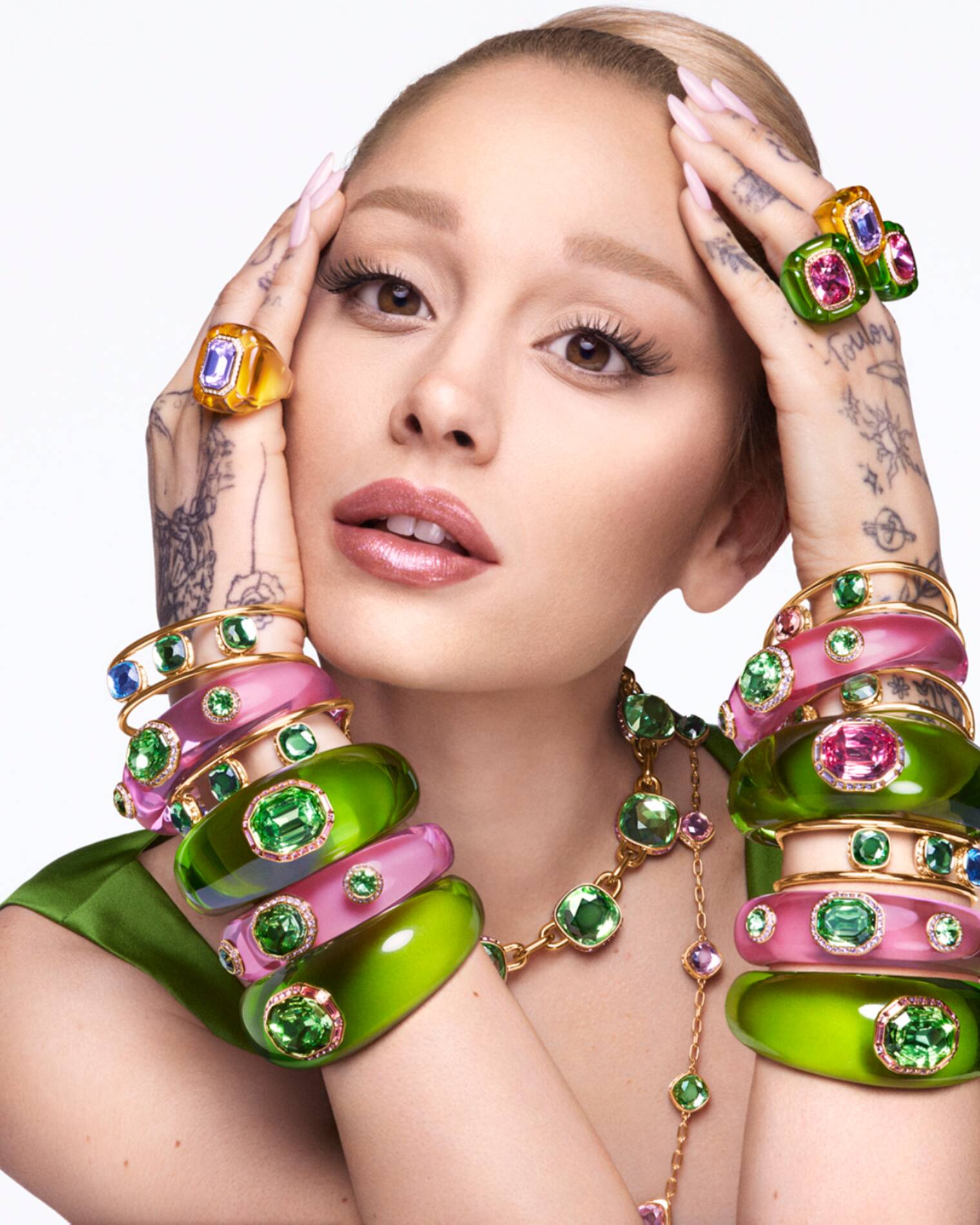 Ariana Grande Dazzles in Swarovski's Spring/Summer 2025 Campaign
