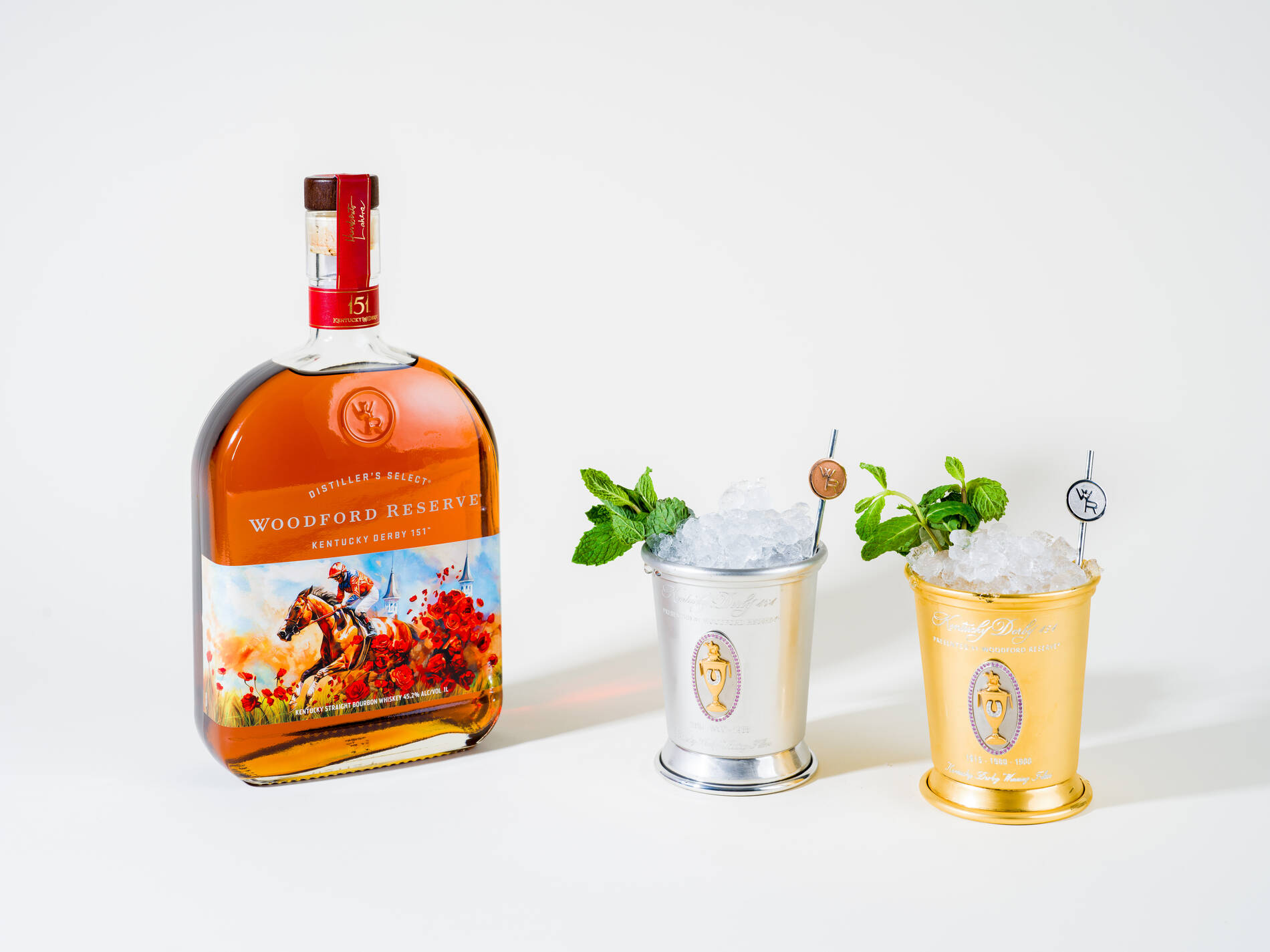 Jeweled Mint Julep Cups: Woodford Reserve's Derby Charity