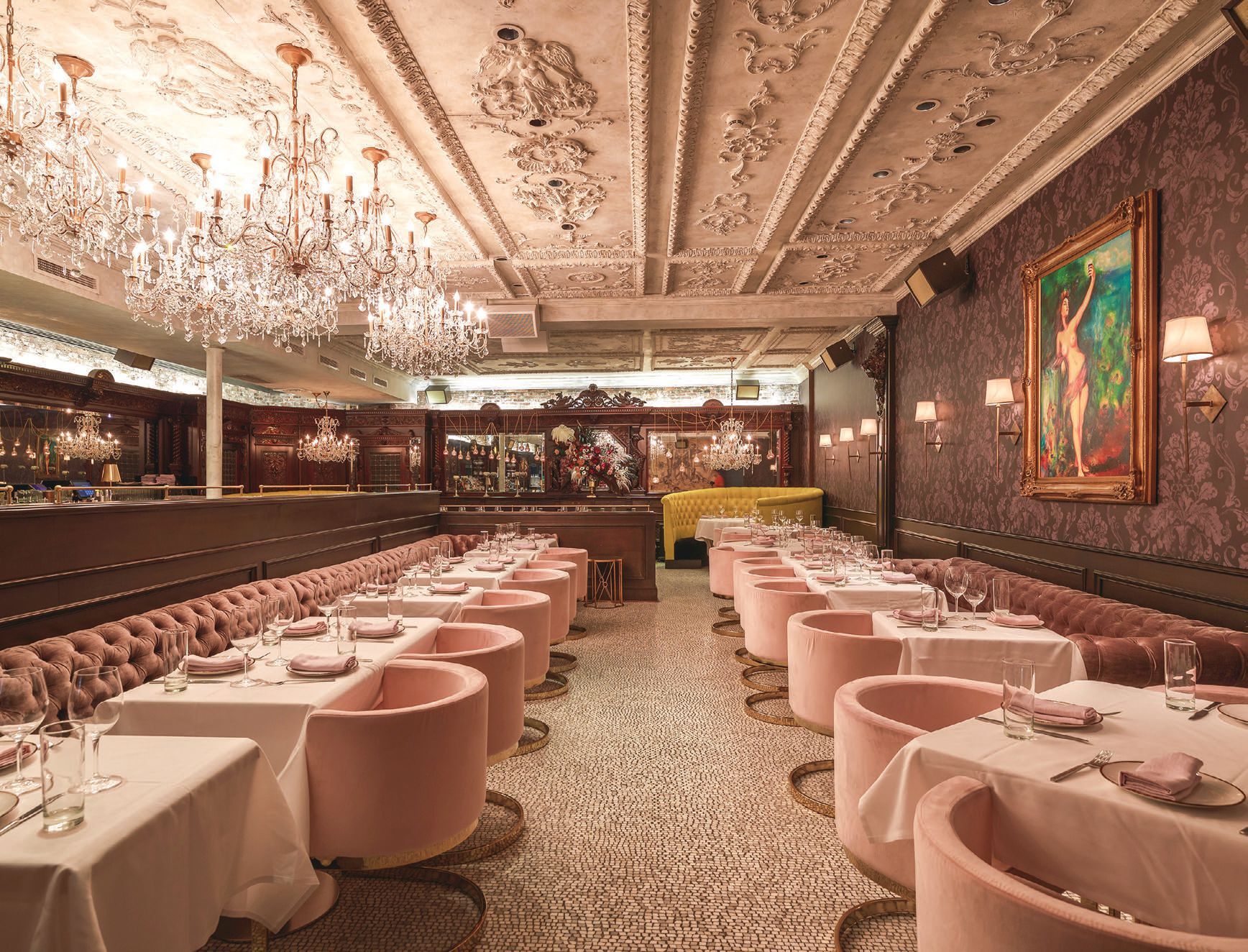 Yvonne’s opulent dining room. PHOTO BY JOSH JAMISON