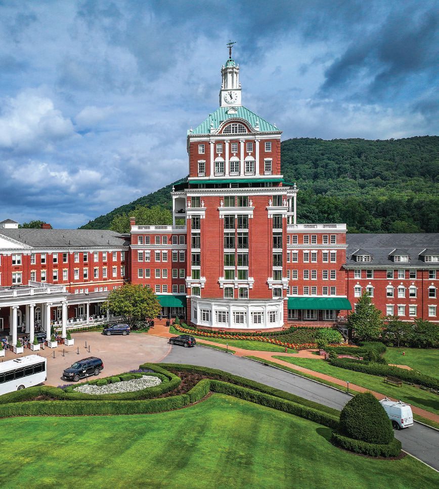 the stunning Omni Homestead offers year-round weekend getaway activities, including championship golf. PHOTO COURTESY OF BRAND