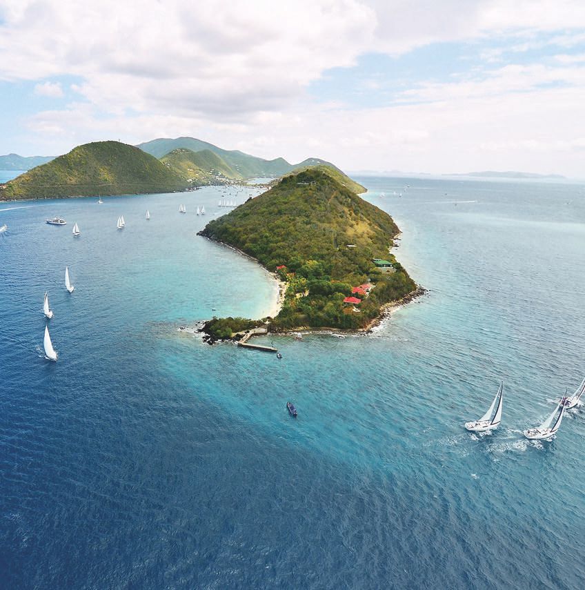 sail the Caribbean’s most spectacular waters in the British Virgin Islands. PHOTO COURTESY OF BRAND