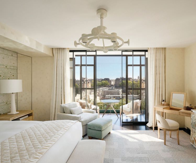 overlooking the Seine, Cheval Blanc Paris sets the supreme standard of ultraluxe Parisian refinement at its best PHOTO COURTESY OF BRAND