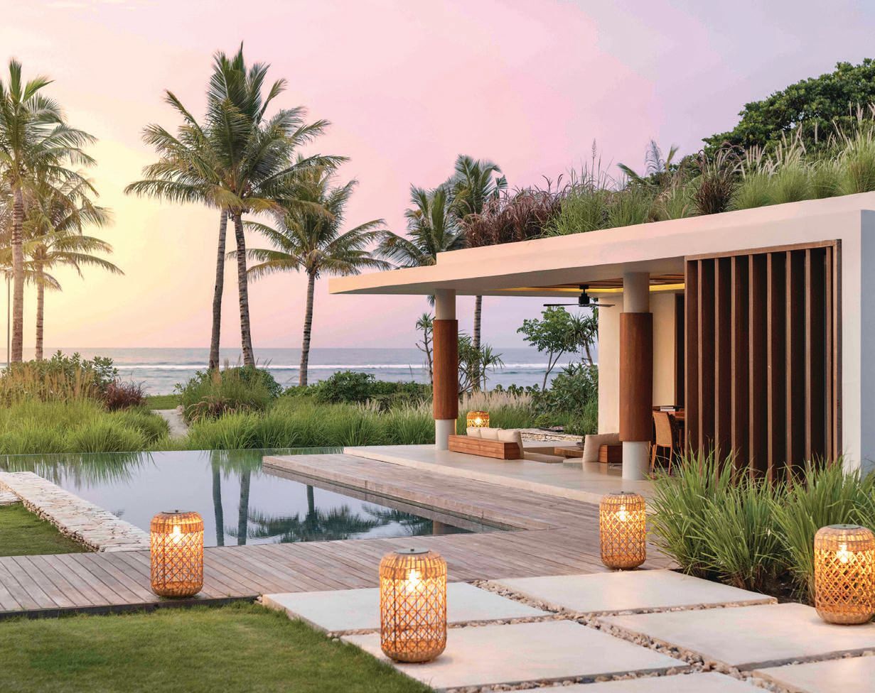A chicly designed villa at Cap Karoso PHOTO COURTESY OF BRAND