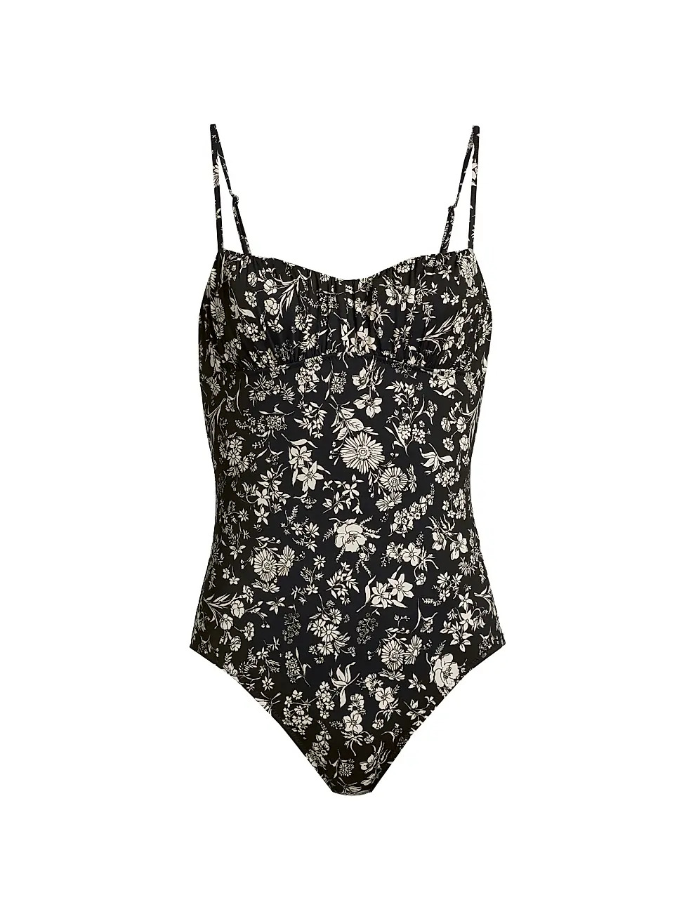 Ulla Johnson Dalila Ruched One-Piece Swimsuit