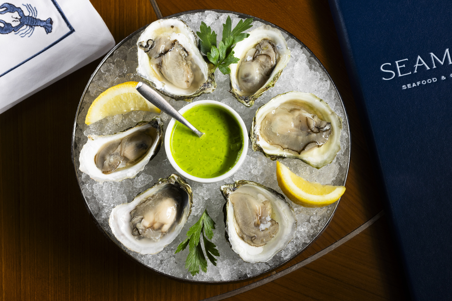 Seamark Seafood & Cocktails, Oysters, by Anthony Tieuli