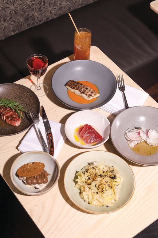Indulge in a decadent dinner at Laurel.