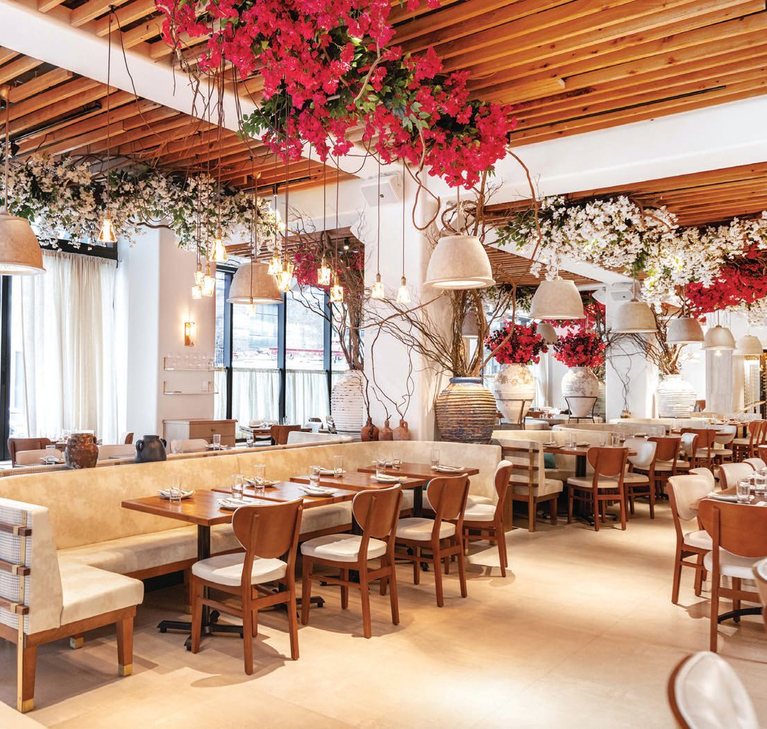 Almyra Restaurant whisks guests away to Greece.