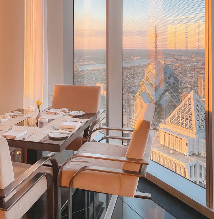 The views and cuisine at Jean-Georges Philadelphia are unmatched.