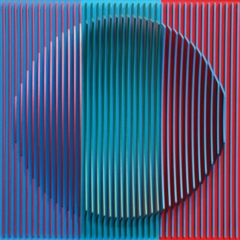 Find unique pieces like this 3D geometric abstract art by Jose Margulis at Morton Contemporary Gallery.