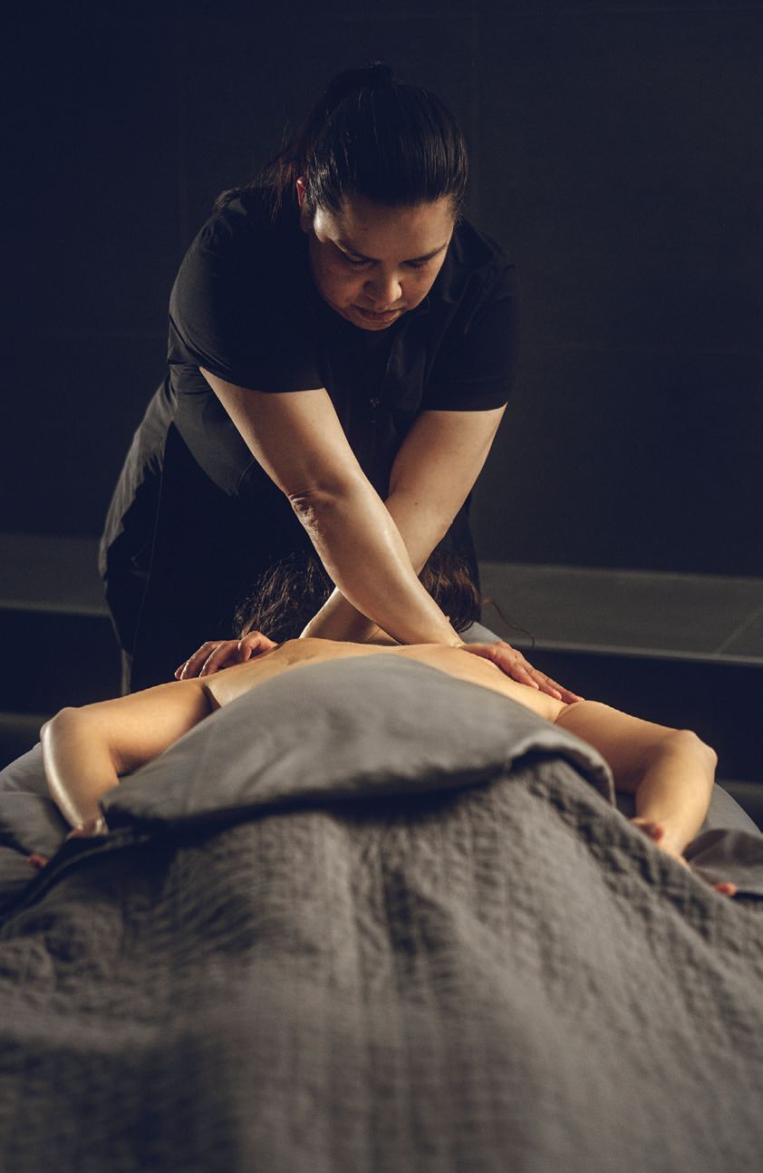 Unwind with a massage at The Rittenhouse Spa & Club.