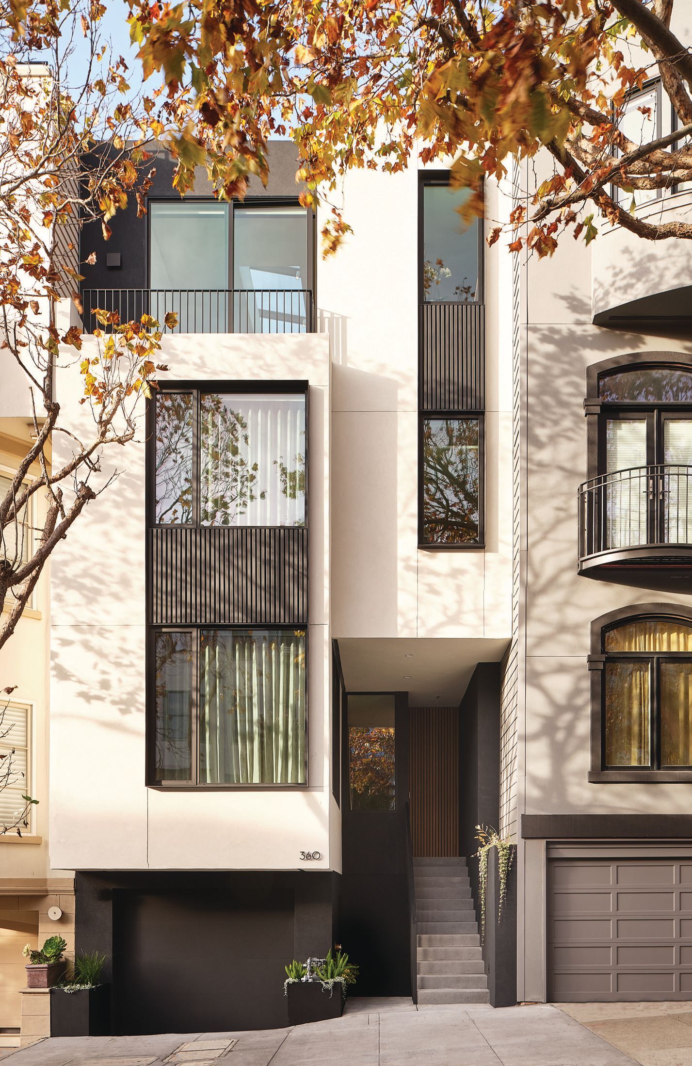The renovated home is in SF's Telegraph Hill neighborhood. photographed by R. BRAD KNIPSTEIN PHOTOGRAPHY