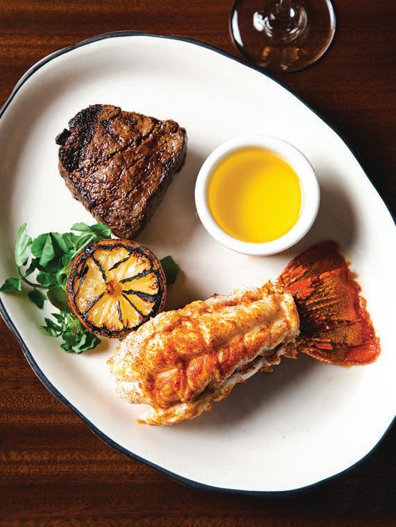 Butcher and Singer's surf and turf.