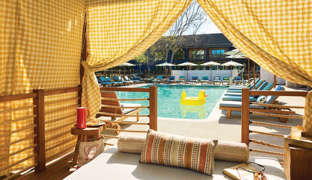 spend the afternoon in a cabana at the Treehouse Hotel. TREEHOUSE PHOTO BY ERIN KUNKEL