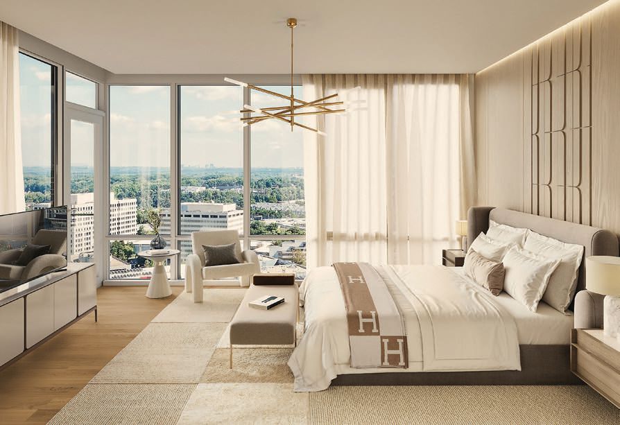Craftsmanship will be the watchword for each condo, especially with floor-to-ceiling windows offering amazing views. PHOTO COURTESY OF BRAND