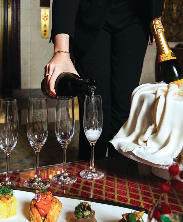 Through Jan. 4, take advantage of Champagne & Caviar, an afternoon tea experience at the St. Regis PHOTO COURTESY OF ST. REGIS WASHINGTON, DC