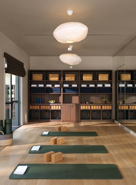 The fitness center at the Rosewood Sand Hill, rosewoodhotels.com PHOTO COURTESY OF BRANDS