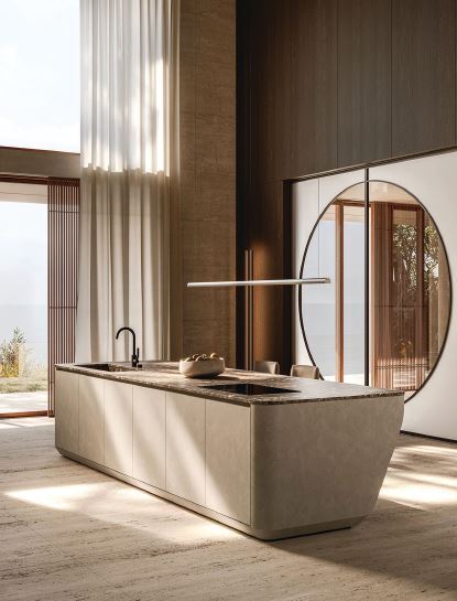 BEST INDOOR KITCHEN Boffi Cove Kitchen The reintroduced Cove Kitchen by Boffi distills Zaha Hadidâs unmistakable architectural language into a fluid, dynamic kitchen environment where motion, form and function converge. Sculptural curves and seamless surfaces define the design, paired with Boffiâs advanced research and precision engineering to deliver a kitchen that is as high-performing as it is visually striking. The result is an uncompromising statement kitchen that elevates everyday living into an architectural experience. boffi.com