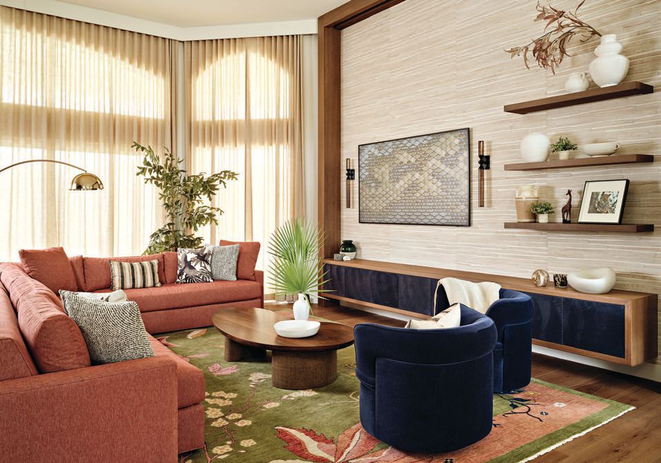 Errez Interior Design Bring Warmth and Biographical Style to This West ...