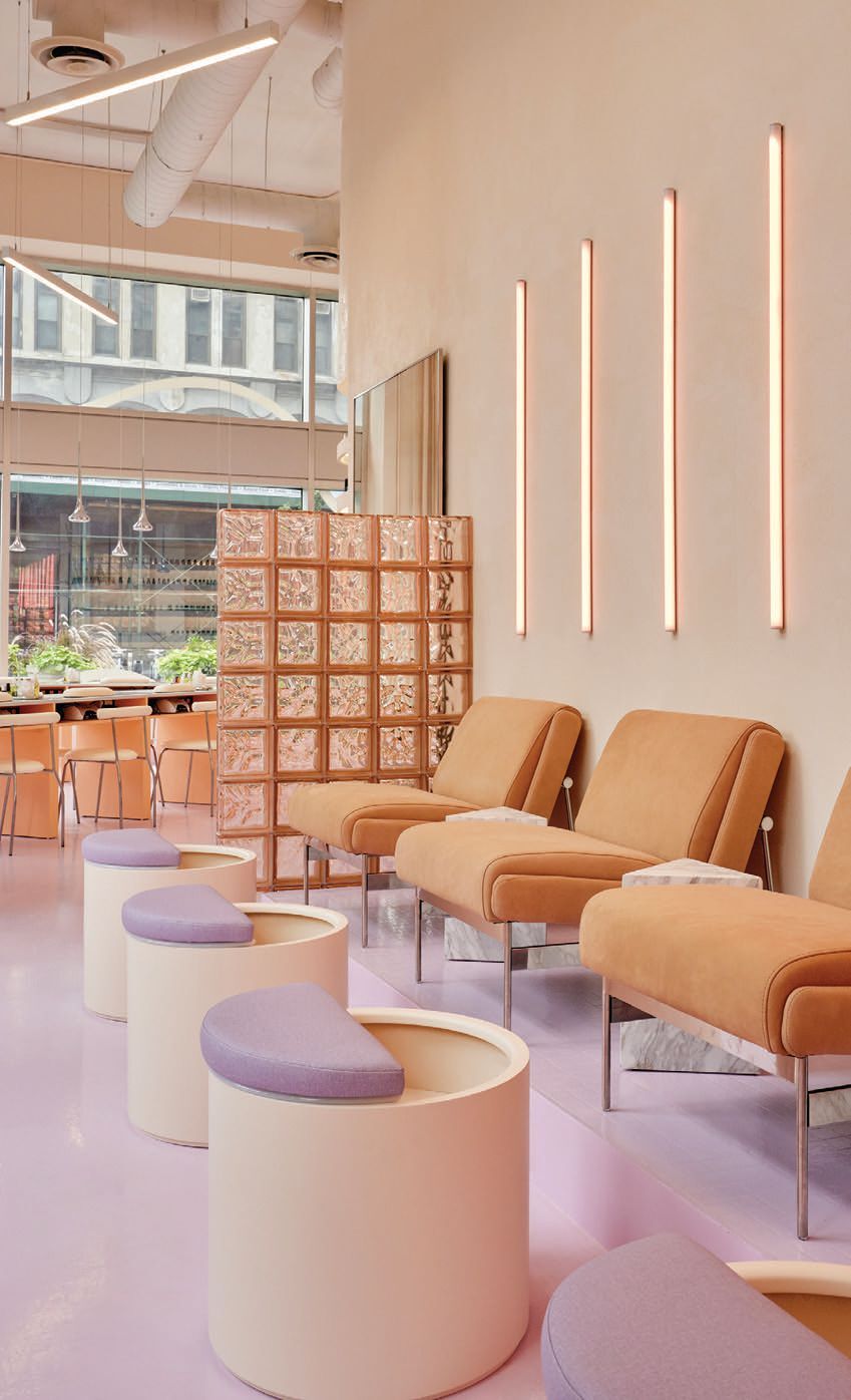Inside Chillhouse, calming interiors set the tone for a manicure-pedicure PHOTO COURTESY OF BRANDS