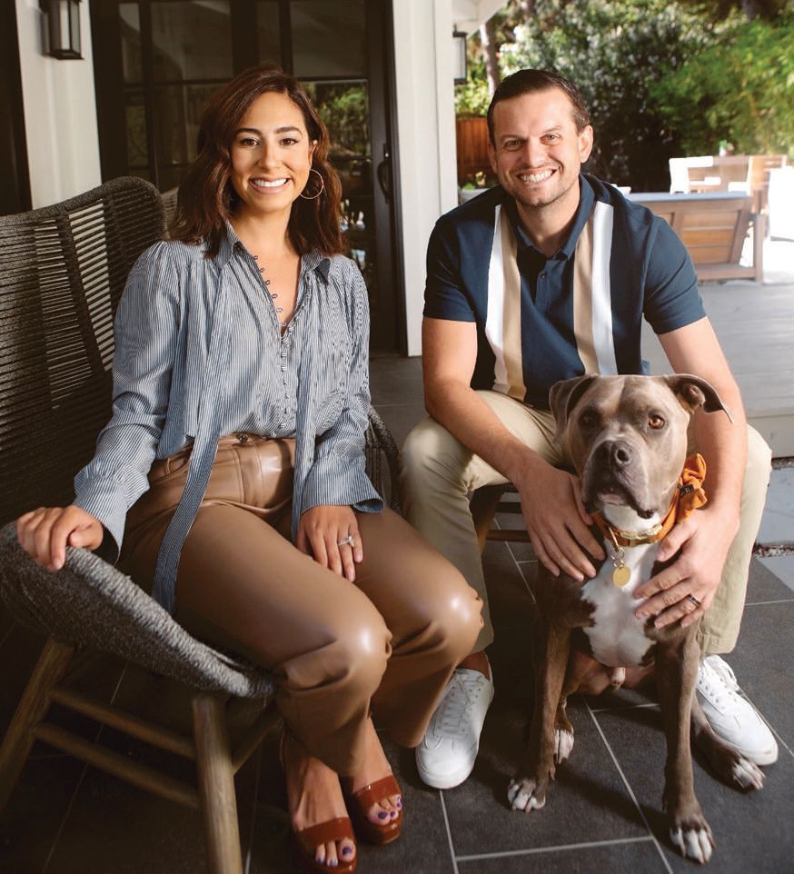 Andie Sobrato, the chair of this spring's Fur Ball at PayPal Park (May 2), is passionate about our furry friends. The event raises funds for the Humane Society Silicon Valley. PHOTO COURTESY OF ANDIE SOBRATO