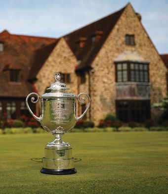 The coveted Wanamaker Trophy at Aronimink Golf Club PHOTO: BY PGA OF AMERICA