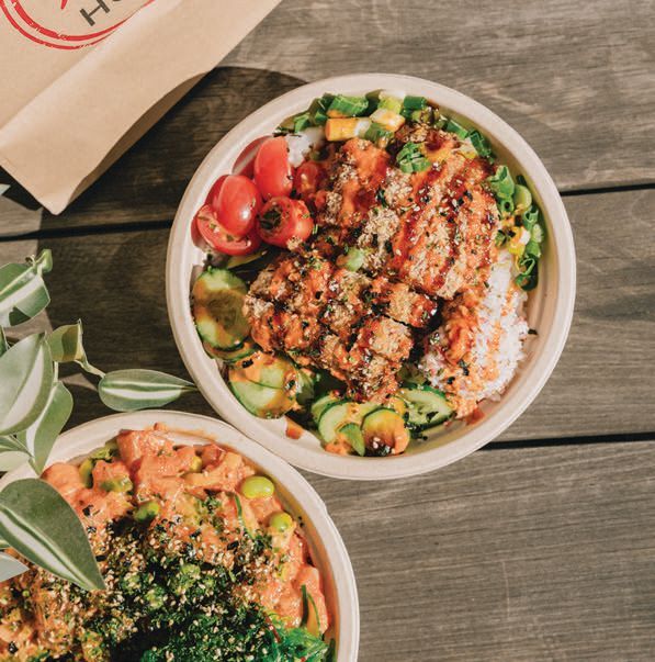 Fresh poke bowls are readily available at Poke House Buckhead PHOTO COURTESY OF: POKE HOUSE