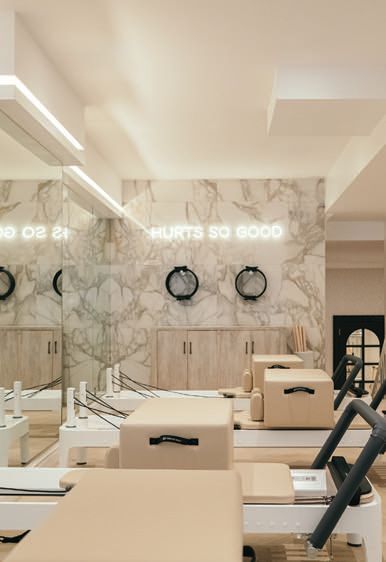 Reforming Pilates delivers a beautifully designed, elevated take on the workout. PHOTO BY: KENDRIC DELEON