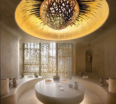 The breathtaking hammam at the newly debuted Meraki Wellness in Grand Cayman, Cayman Islands; PHOTO COURTESY OF BRANDS