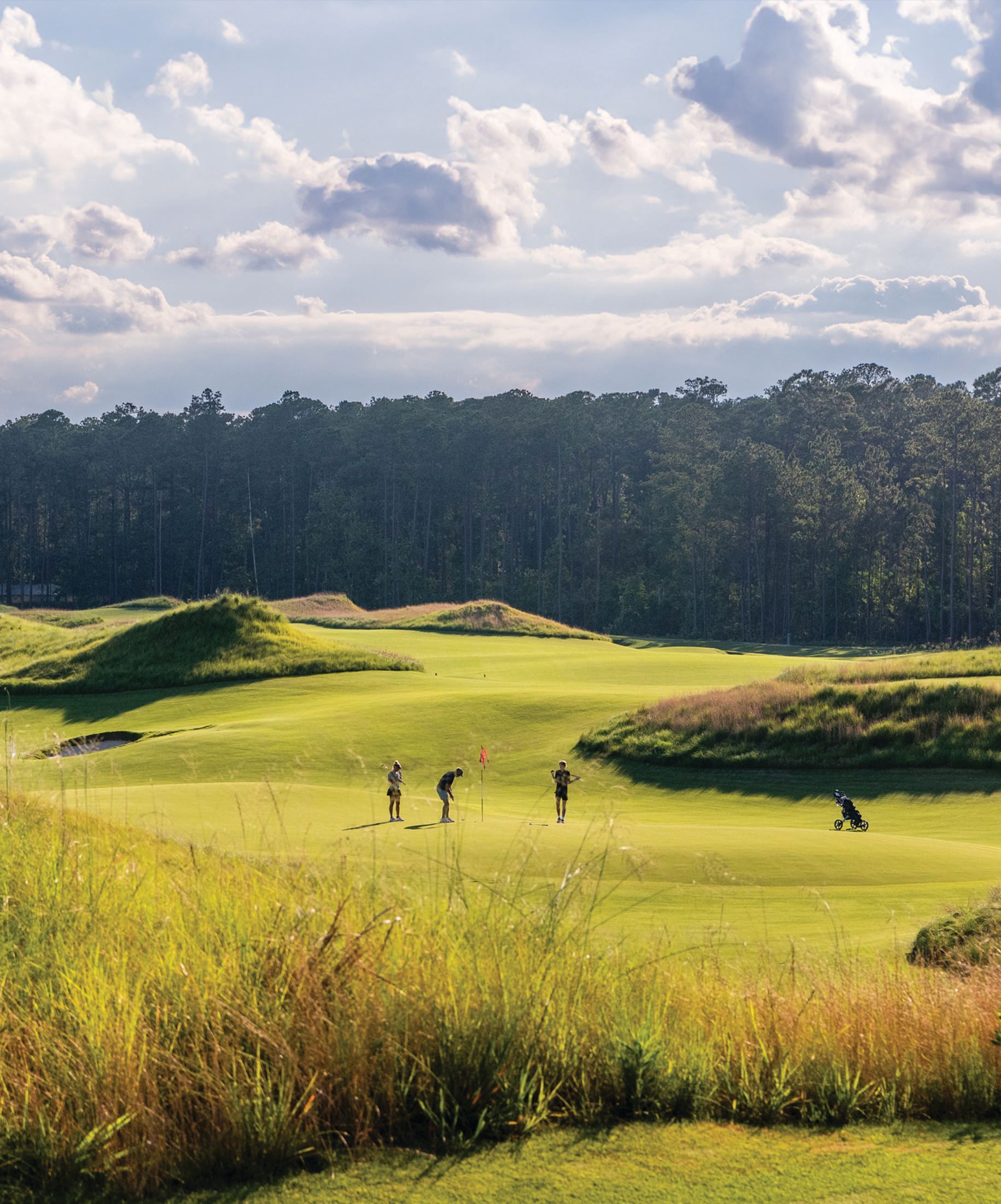 Crossroads at Montage Palmetto Bluff is a striking nine-hole golf course built into nature. PHOTO COURTESY OF BRANDS