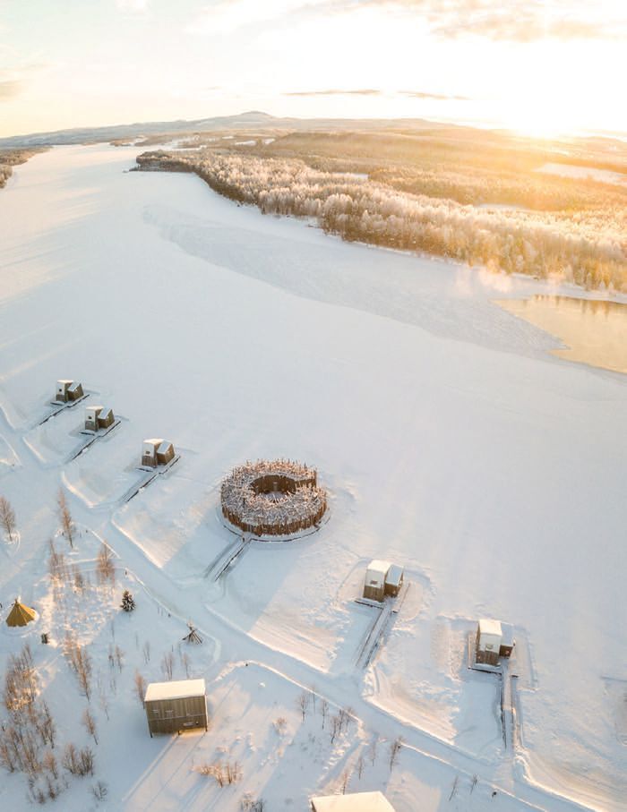 Arctic Bath is a stunning hotel set on Swedenâs Lule River; PHOTO COURTESY OF BRANDS