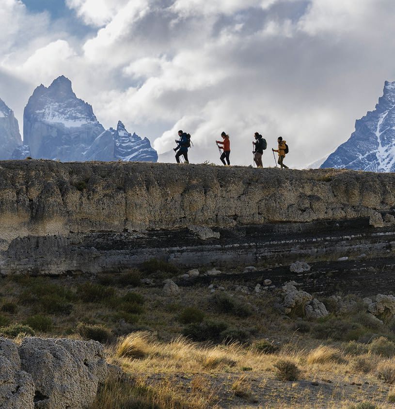 Explora Patagonia Torres del Paine Lodge in Chile offers expertly guided expeditions across glaciers and granite towers; PHOTO COURTESY OF BRANDS