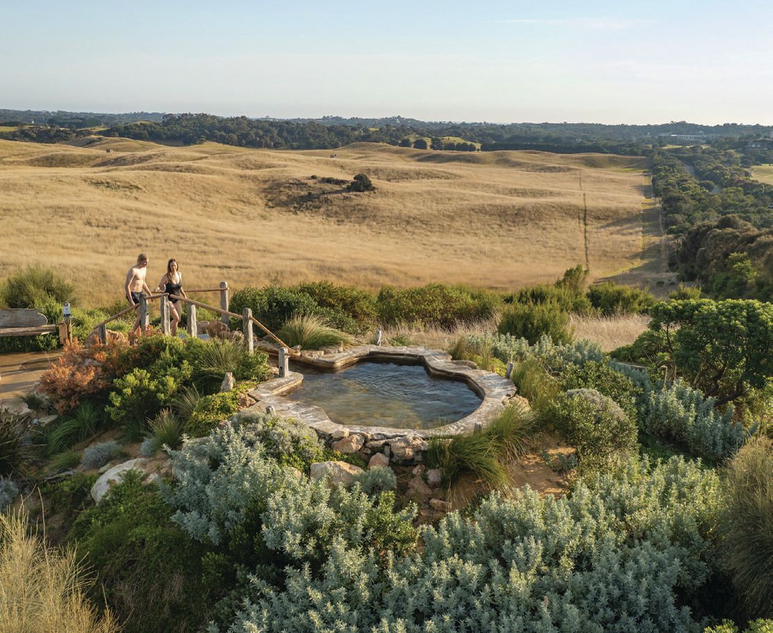 Located on the Mornington Peninsula in Victoria, Australia, Peninsula Hot Springs offers more than 50 different bathing experiences; PHOTO COURTESY OF BRANDS
