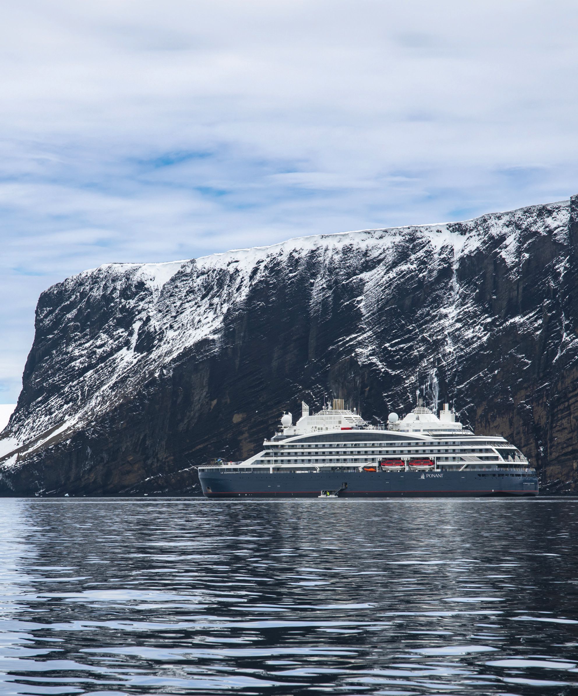 Guests aboard Le Commandant Charcot get access to some of the worldâs most dramatic polar territories. PHOTO COURTESY OF BRANDS