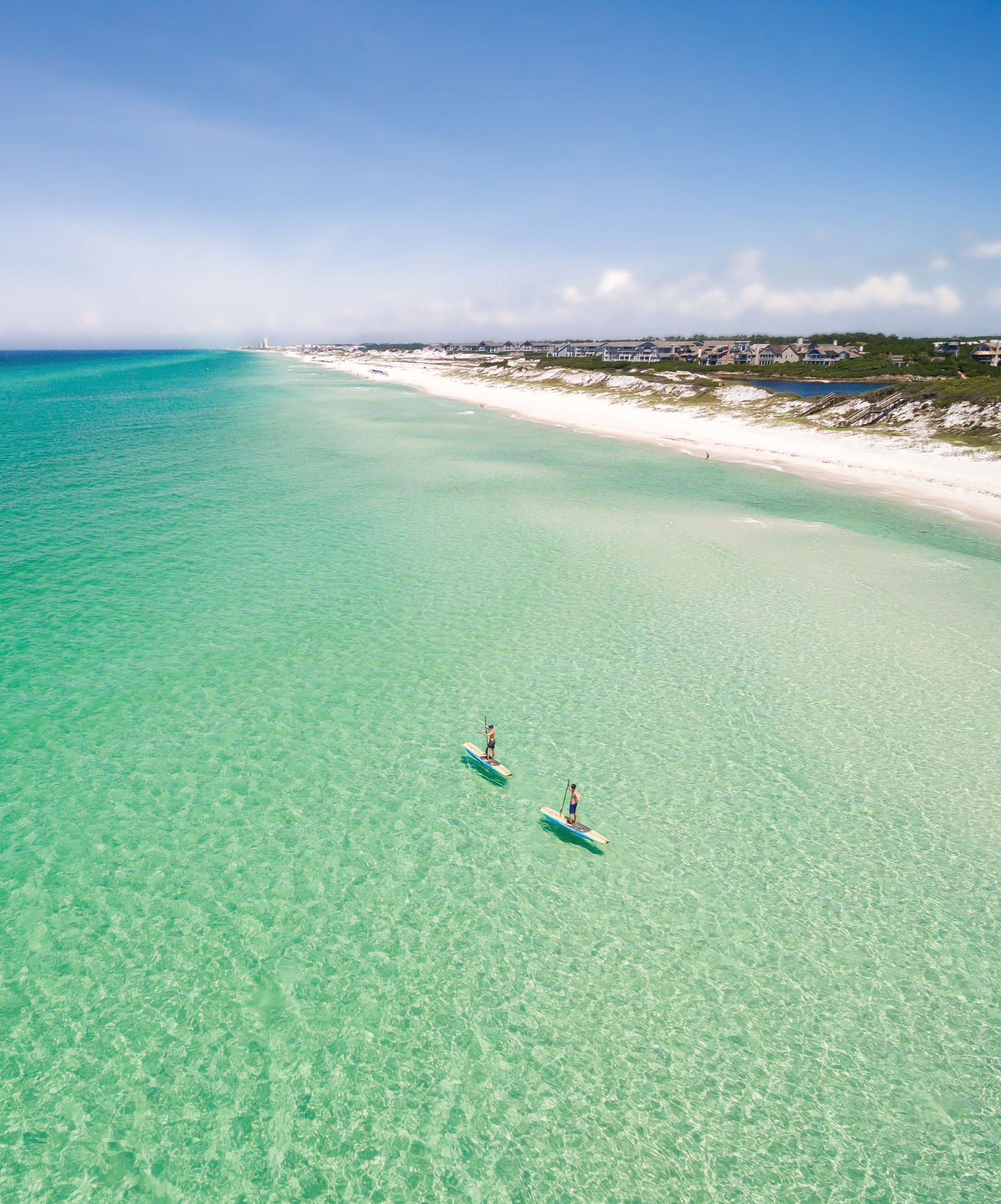 From SUP outings to beach strolls, South Walton, Fla., offers something for everyone. PHOTO COURTESY OF WALTON COUNTY TOURISM