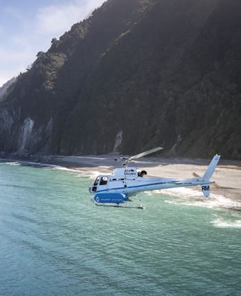 Accessible only by helicopter, Minaret Station Alpine Lodge is tucked within a remote glacial valley in New Zealand; PHOTO: COURTESY OF MINARET STATION