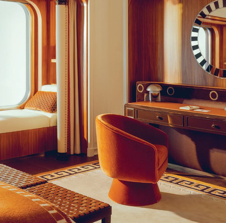 Orient Express Cruises showcase suites designed by Maxime dâAngeac; COURTESY OF ORIENT EXPRESS