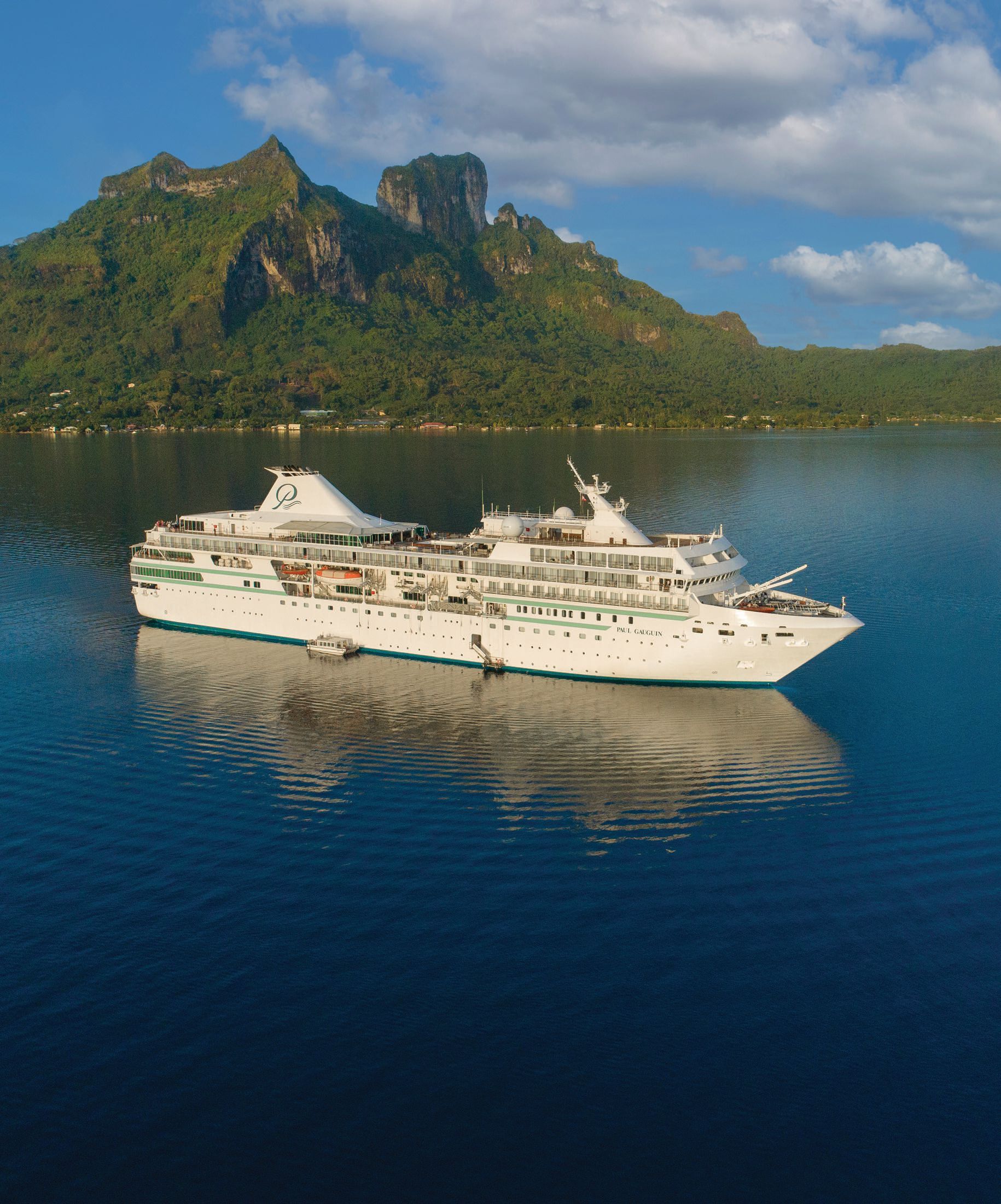 Immerse yourself in French Polynesia aboard the 330-guest Paul Gauguin. PHOTO BY TIM MCKENNA/PONANT