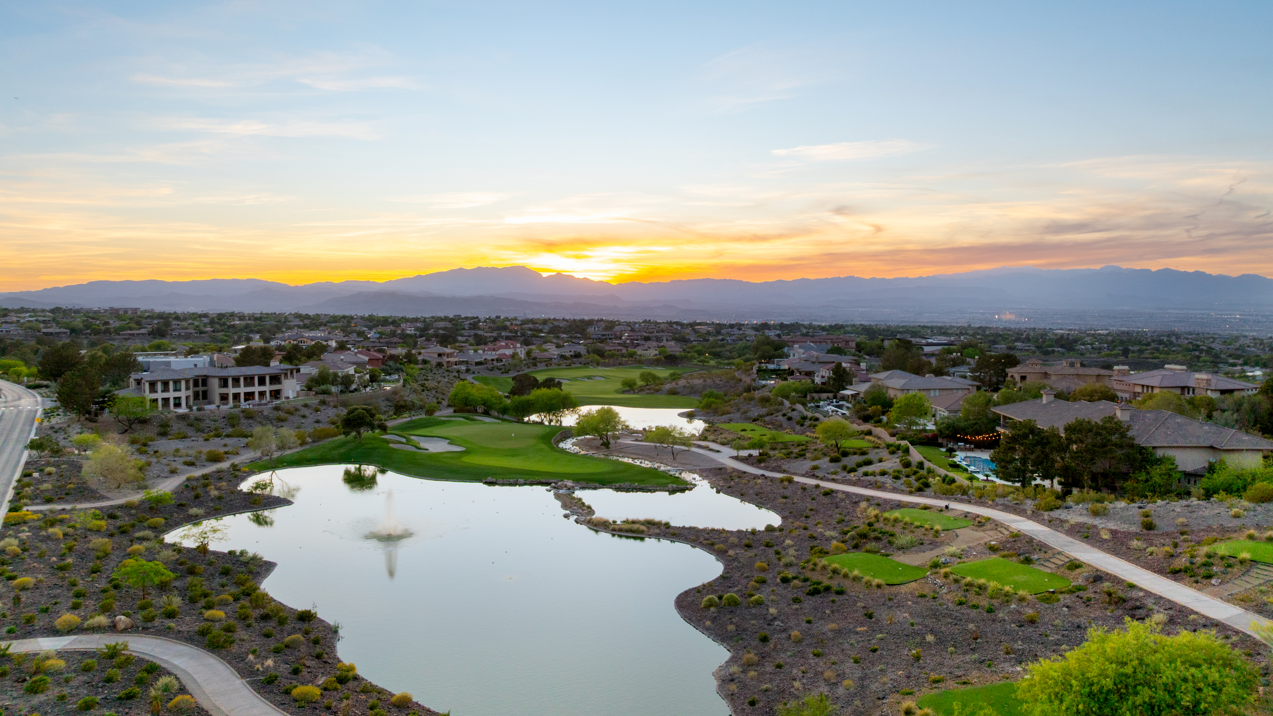 Golf Sunset Photo