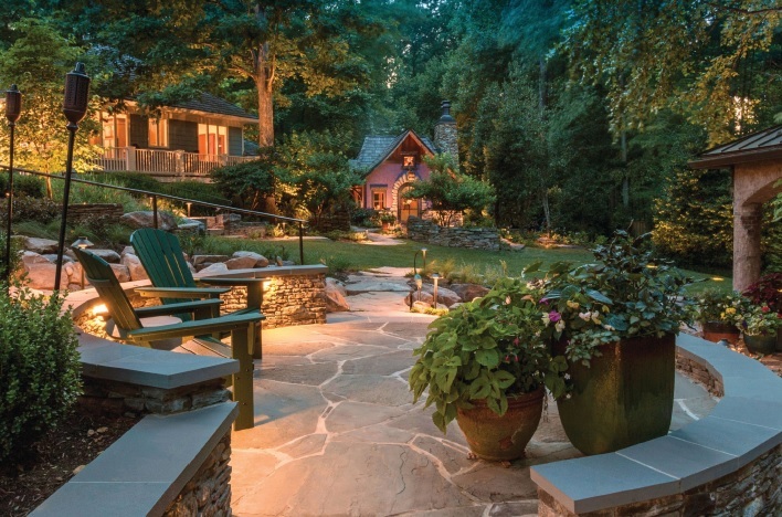 Itâs essential to plan how each space will be used when working with your landscape designer. PHOTO COURTESY OF ED BALL DESIGN