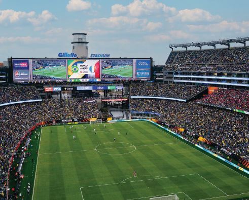 A packed Gillette Stadium. PHOTO BY: MIMI MURAD, NEW ENGLAND REVOLUTION