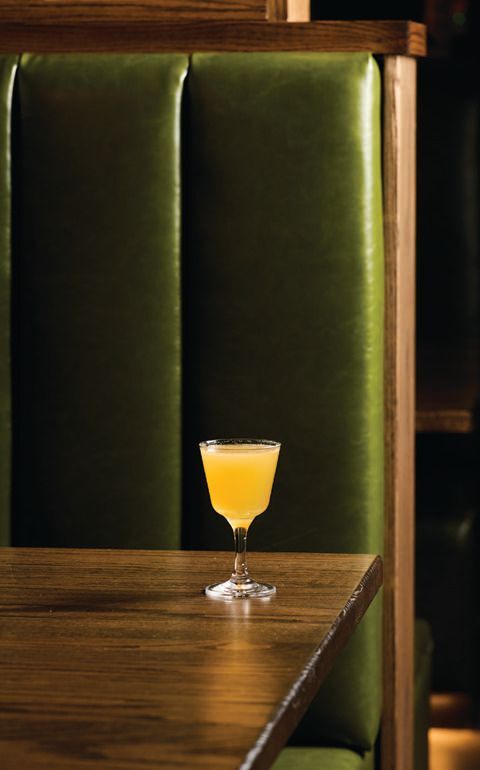The menu features cocktails like the Papaya Salad, a mix of Mekhong, sake, mango and papaya. PHOTO BY SHAWN CAMPBELL
