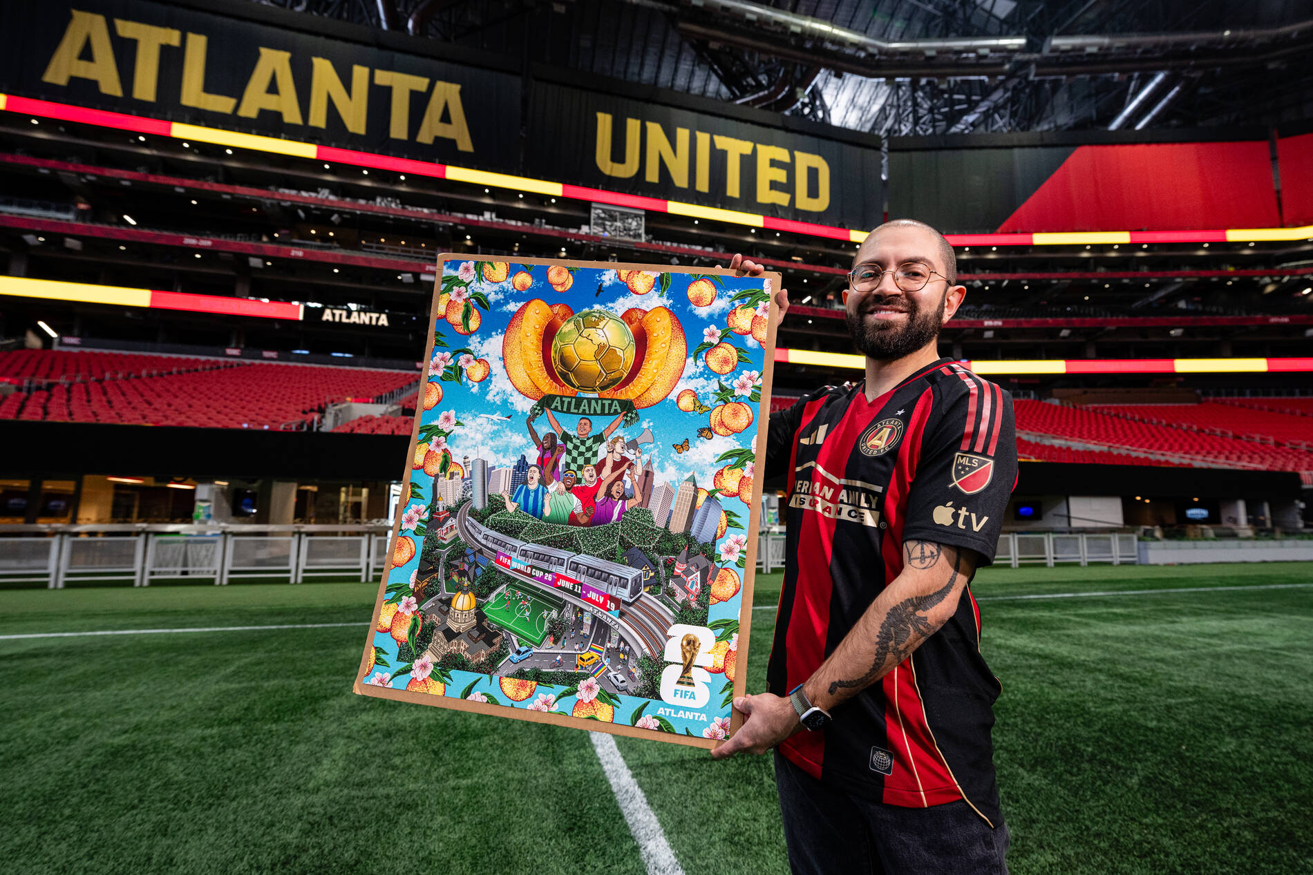 Atlanta's Official FIFA World Cup 2026 Poster by Jose Hadathy